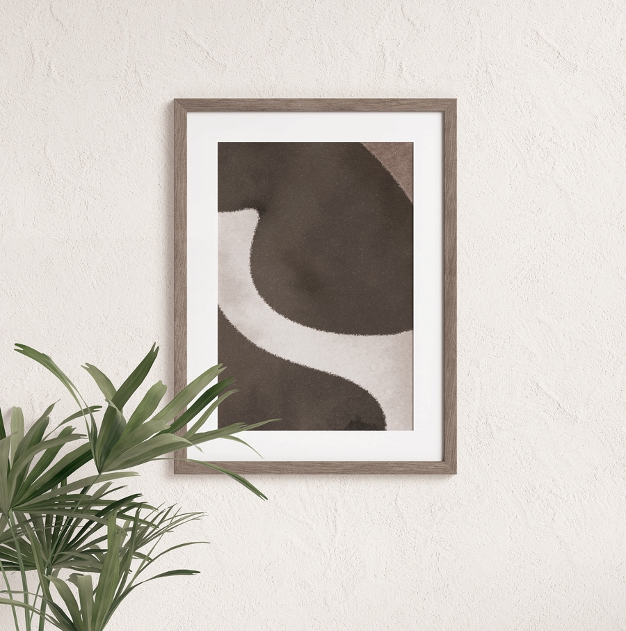Frame Mockup with a plant