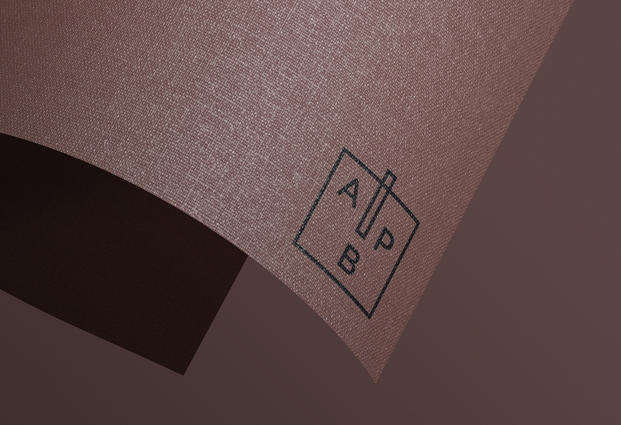 Logo Mockup - Paper Fabric Pattern