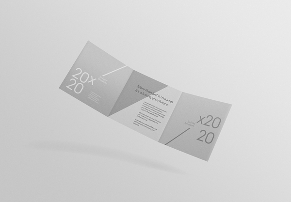 Tri-fold Brochure Square 20x20